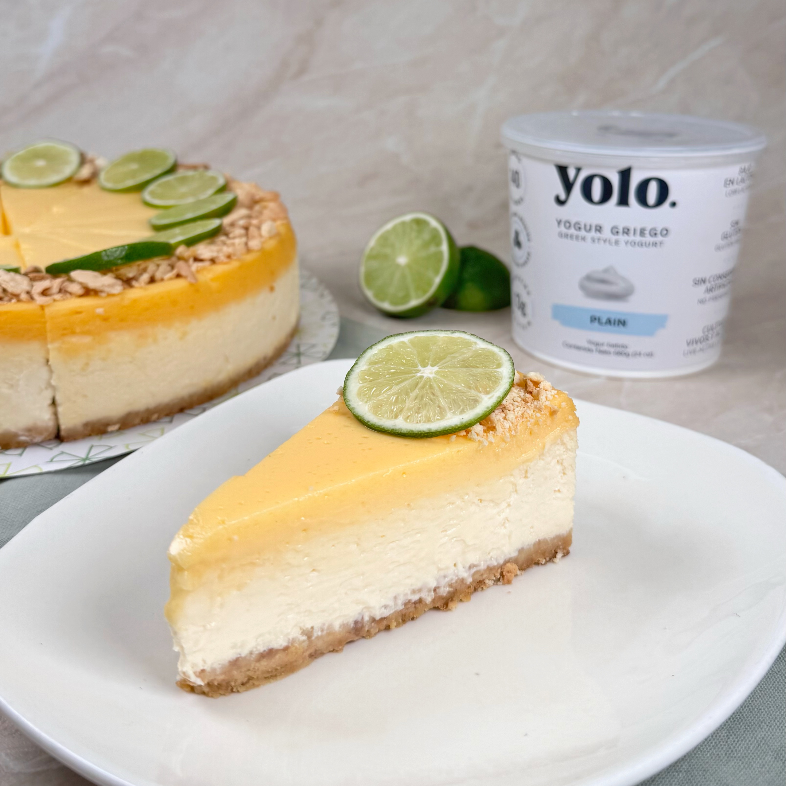 Cheesecake Pie de Limón- 0% Azúcar